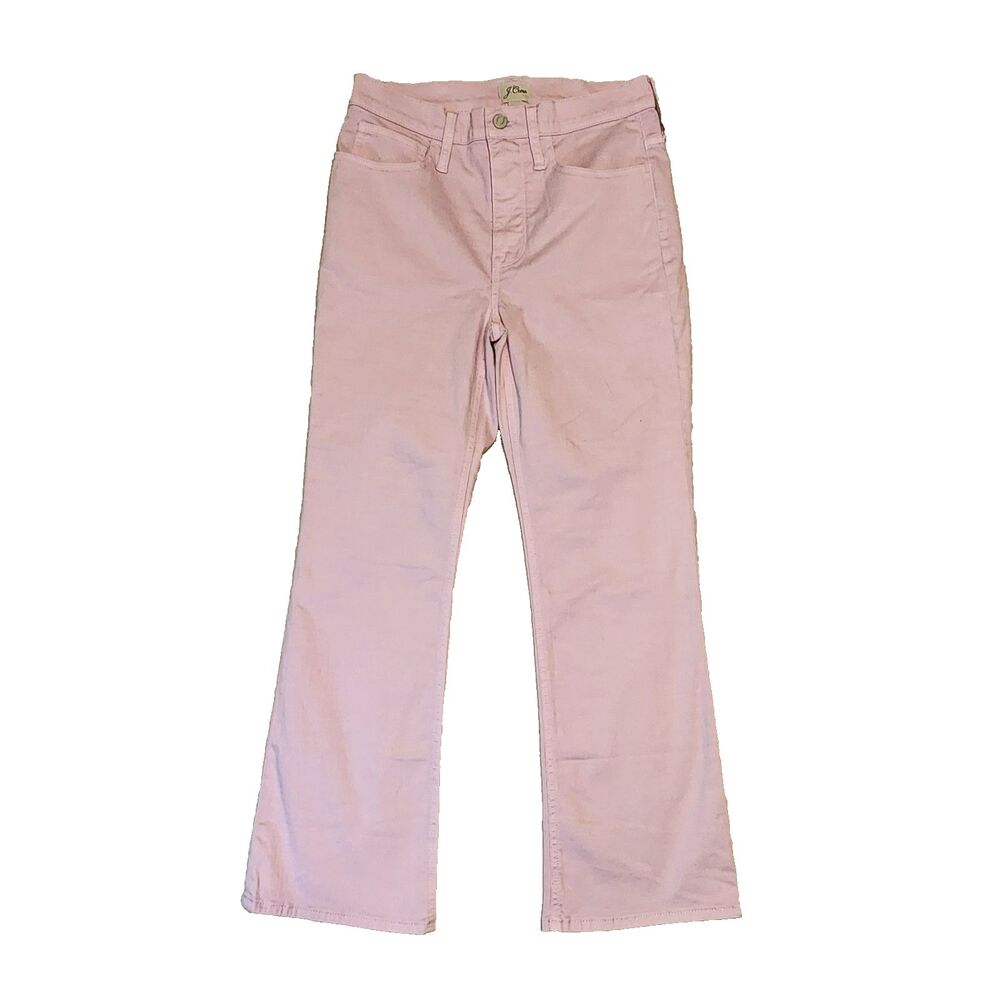 J. Crew Denim‎ Womens Jeans Cropped Flare High Waist Ankle Length Stretch Sz 27